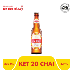 Bia Hà Nội Premium 20 chai x 330ml
